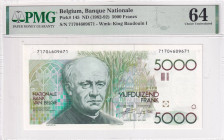 Belgium, 5.000 Francs, 1982\1992, UNC, p145

PMG 64

Estimate: USD 500-1000