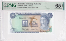 Bermuda, 1 Dollar, 1986, UNC, p28c

PMG 65 EPQ, Queen Elizabeth II. Potrait

Estimate: USD 30-60