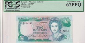 Bermuda, 2 Dollars, 1989, UNC, p34b

PCGS 67 PPQ, High Condition

Estimate: USD 40-80