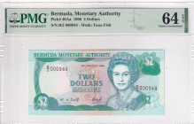 Bermuda, 2 Dollars, 1996, UNC, p40Aa

PMG 64 EPQ, Queen Elizabeth II Portrait

Estimate: USD 40-80