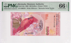 Bermuda, 100 Dollars, 2009, UNC, p62a

PMG 66 EPQ

Estimate: USD 250-500