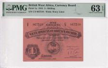 British West Africa, 1 Shilling, 1918, UNC, p1a

PMG 63 EPQ

Estimate: USD 500-1.000