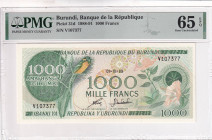 Burundi, 1.000 Francs, 1988/1991, UNC, p31d

PMG 65 EPQ

Estimate: USD 100-200