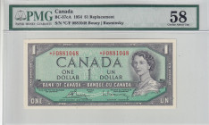 Canada, 1 Dollar, 1954, AUNC, p75c, REPLACEMENT

PMG 58

Estimate: USD 50-100
