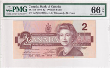 Canada, 2 Dollars, 1986, UNC, p94b

PMG 66 EPQ

Estimate: USD 30-60