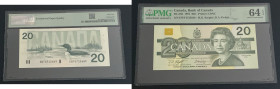 Canada, 20 Dollars, 1991, UNC, p97d

PMG 64 EPQ, Queen Elizabeth II Portrait

Estimate: USD 75-150