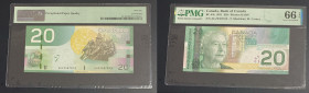 Canada, 20 Dollars, 2011, UNC, p103h

PMG 66 EPQ, Queen Elizabeth II Portrait

Estimate: USD 60-120