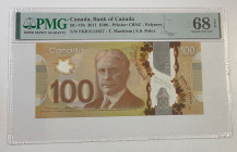 Canada, 100 Dollars, 2011, UNC, p110b

PMG 68 EPQ, High Condition , Polymer

Estimate: USD 80-160