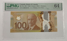Canada, 100 Dollars, 2011, UNC, p110c

PMG 64, Polymer

Estimate: USD 100-200