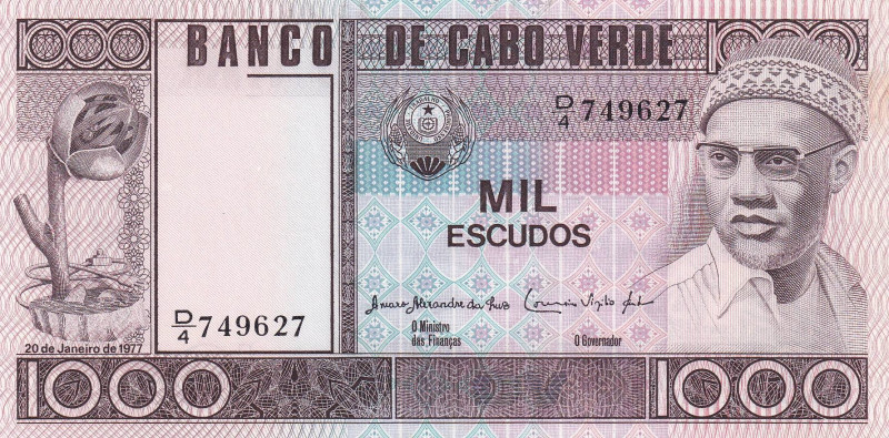 Cape Verde, 1.000 Escudos, 1977, UNC, p56

Estimate: USD 20-40