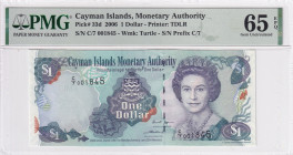 Cayman Islands, 1 Dollar, 2006, UNC, p33d

PMG 65 EPQ, Queen Elizabeth II. Potrait

Estimate: USD 40-80