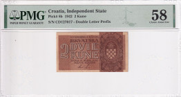 Croatia, 2 Kuna, 1942, AUNC, p8b

PMG 58

Estimate: USD 25-50