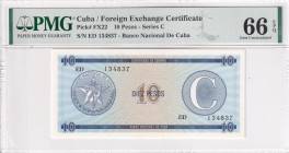 Cuba, 10 Pesos, UNC, pFX22

PMG 66 EPQ, TOP POP

Estimate: USD 30-60