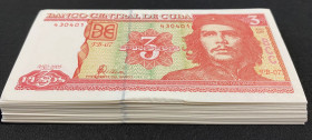 Cuba, 3 Pesos, 2005, UNC, p127b, (Total 66 banknotes)

Estimate: USD 25-50