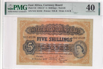 East Africa, 5 Shilings, 1953/1957, XF, p33

PMG 40

Estimate: USD 150-300