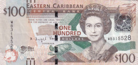 East Caribbean States, 100 Dollars, 2012, VF, p55b

Queen Elizabeth II Portrait

Estimate: USD 20-40