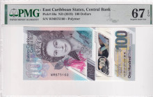 East Caribbean States, 100 Dollars, 2019, UNC, p59a

PMG 67 EPQ, Polymer

Estimate: USD 90-180