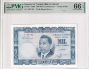 Equatorial Guinea, 1.000 Pesetas, 1969, UNC, p3

PMG 66 EPQ

Estimate: USD 200-400