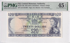 Fiji, 20 Dollars, 1974, XF, p75b

PMG 45 EPQ, Queen Elizabeth II Portrait

Estimate: USD 400-800