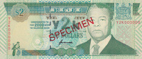 Fiji, 2 Dollars, 2000, UNC, p102s

Corner fold

Estimate: USD 50-100