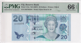 Fiji, 20 Dollars, 2007, UNC, p112a

PMG 66 EPQ

Estimate: USD 30-60