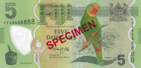 Fiji, 5 Dollars, 2012, UNC, p115, SPECIMEN

Polymer

Estimate: USD 30-60