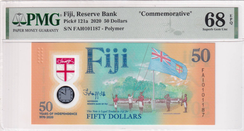 Fiji, 50 Dollars, 2020, UNC, p121a

PMG 68 EPQ, High Condition , Commemorative...