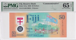 Fiji, 50 Dollars, 2020, UNC, p121a

PMG 65 EPQ, Commemorative banknote, polymer

Estimate: USD 75-150