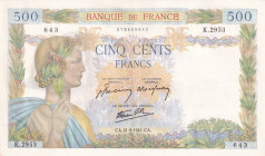 France, 500 Francs, 1941, AUNC, p95b

Stained

Estimate: USD 50-100