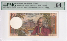 France, 10 Francs, 1967/1971, UNC, p147c

PMG 64

Estimate: USD 75-150