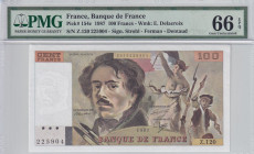 France, 100 Francs, 1987, UNC, p154c

PMG 66 EPQ

Estimate: USD 75-150