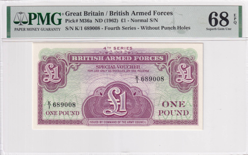 Great Britain, 1 Pound, 1962, UNC, pM36a

PMG 68 EPQ, High Condition, TOP POP,...