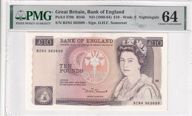 Great Britain, 10 Pounds, 1980\1984, UNC, p379b

PMG 64

Estimate: USD 100-2...