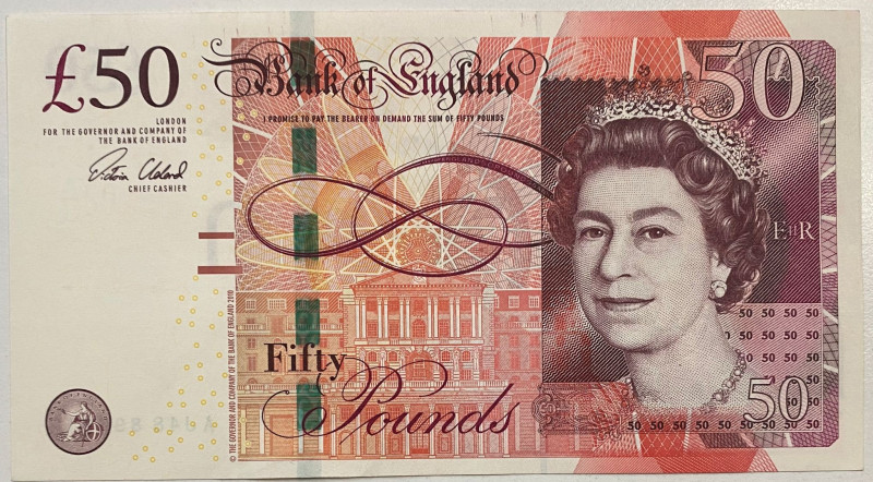 Great Britain, 50 Pounds, 2010, AUNC(-), p393b

Queen Elizabeth II Portrait
...