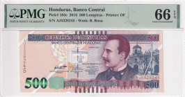 Honduras, 500 Lempiras, 2016, UNC, p103c

PMG 66 EPQ

Estimate: USD 50-100