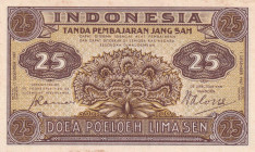 Indonesia, 25 Sen, 1947, UNC, p22

Estimate: USD 20-40