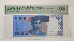 Indonesia, 50.000 Rupiah, 2005, UNC, p152c

PMG 68 EPQ, High Condition 

Estimate: USD 150-300