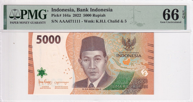 Indonesia, 5.000 Rupiah, 2022, UNC, p164a

PMG 66 EPQ

Estimate: USD 25-50