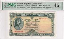 Ireland, 1 Pound, 1962/1968, XF, p64a

PMG 45

Estimate: USD 30-60