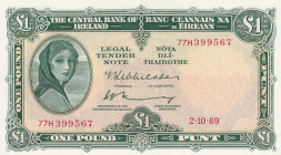 Ireland, 1 Pound, 1969, UNC(-), p64b

Light handling

Estimate: USD 20-40
