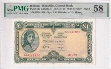 Ireland, 1 Pound, 1971/1975, AUNC, p64c

PMG 58

Estimate: USD 30-60