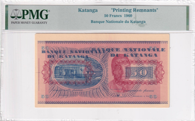 Katanga, 50 Francs, 1960, UNC, p7a, PROOF

PMG

Estimate: USD 300-600