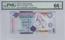 Libya, 1 Dinar, 2009, UNC, p71

PMG 66 EPQ

Estimate: USD 25-50