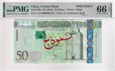 Libya, 50 Dinars, 2013, UNC, p80s, SPECIMEN

PMG 66 EPQ

Estimate: USD 200-400
