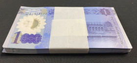 Libya, 1 Dinar, 2019, UNC, p85, BUNDLE

(Total 100 Banknotes), Polymer

Estimate: USD 40-80