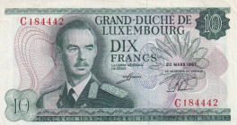 Luxembourg, 10 Francs, 1967, UNC(-), p53a

Estimate: USD 30-60