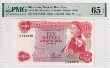 Mauritius, 10 Rupees, 1967, UNC, p31c

Northwest, Field Treasury, PMG 65 EPQ

Estimate: USD 60-120