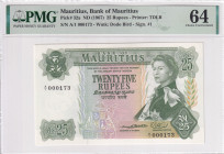 Mauritius, 25 Rupees, 1967, UNC, p32a

PMG 64

Estimate: USD 200-400