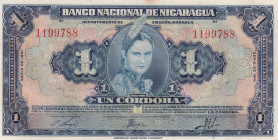 Nicaragua, 1 Cordoba, 1941, UNC, p90

Stained

Estimate: USD 50-100