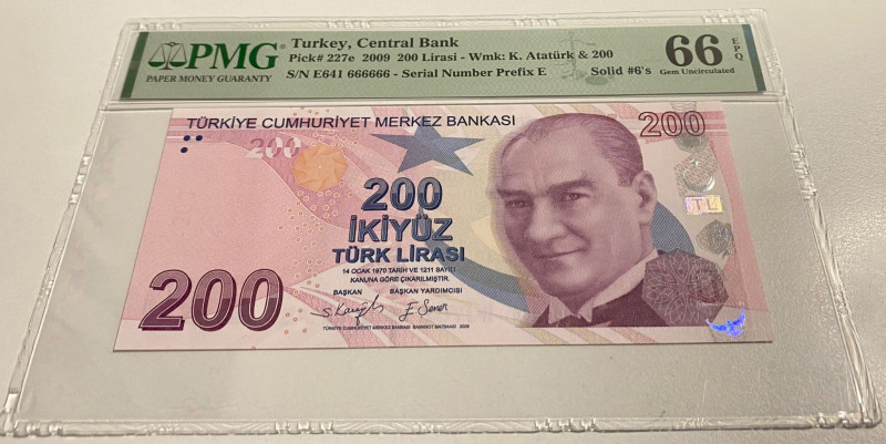 Turkey, 200 Lira, 2021, UNC, p227e, 9. Emission

PMG 66 EPQ, SOLID 6's

Esti...